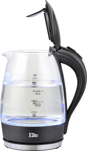 Elite Platinum - 7.2-Cup Electric Kettle - Black