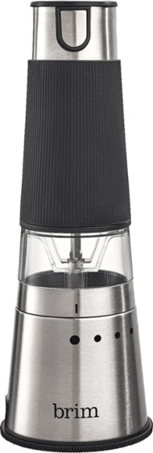 Brim - 1.6-Oz Electric Handheld Electric Coffee Grinder - Stainless Steel