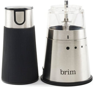 Brim - 1.6-Oz Electric Handheld Electric Coffee Grinder - Stainless Steel